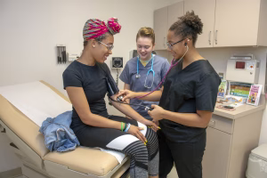photo of nursing students