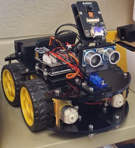 Photo of an autonomous robot