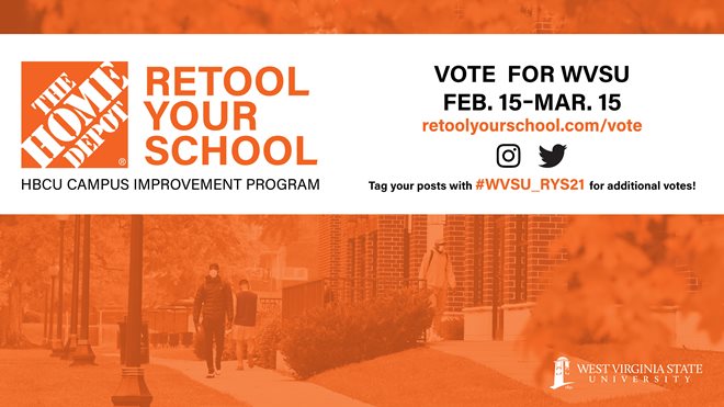 Vote for WVSU in Retool Your School Program