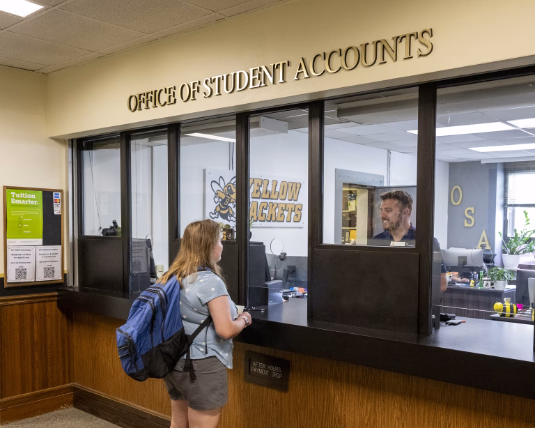 Photo of the Office of Student Accounts