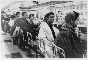 The Woolworth lunch counter protests.