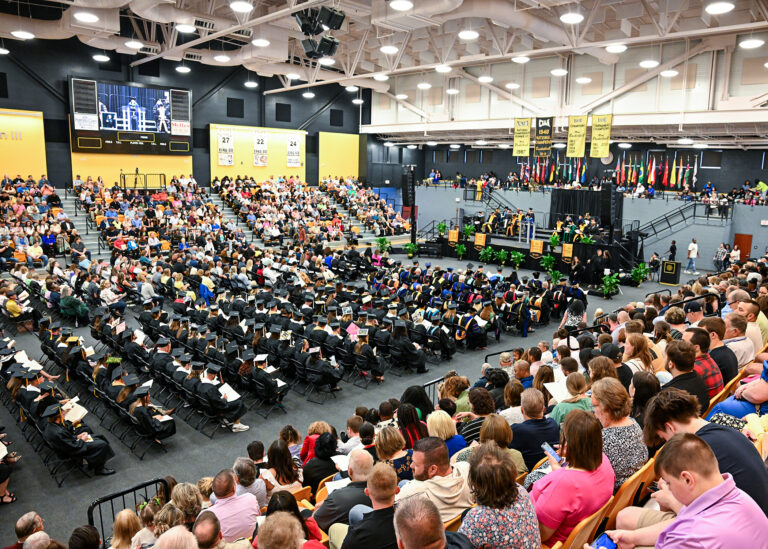 Commencement ceremony at West Virginia State University.