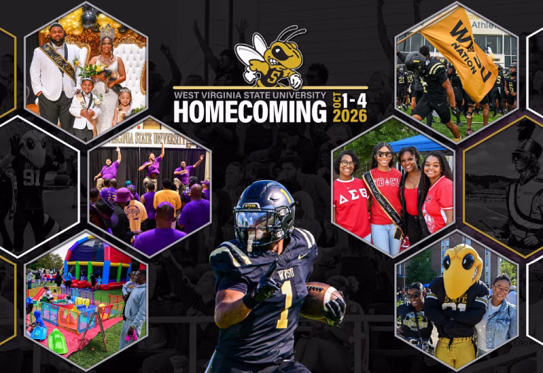 HC-2026- West Virginia State University (WVSU) will host a full roster of Homecoming activities Oct. 1-4 featuring cookouts, a parade, a football game, and much more. Â