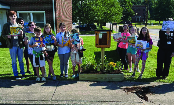 West Virginia State University 4-H Hosts Little Free Library Installation as Part of Youth Day Camp